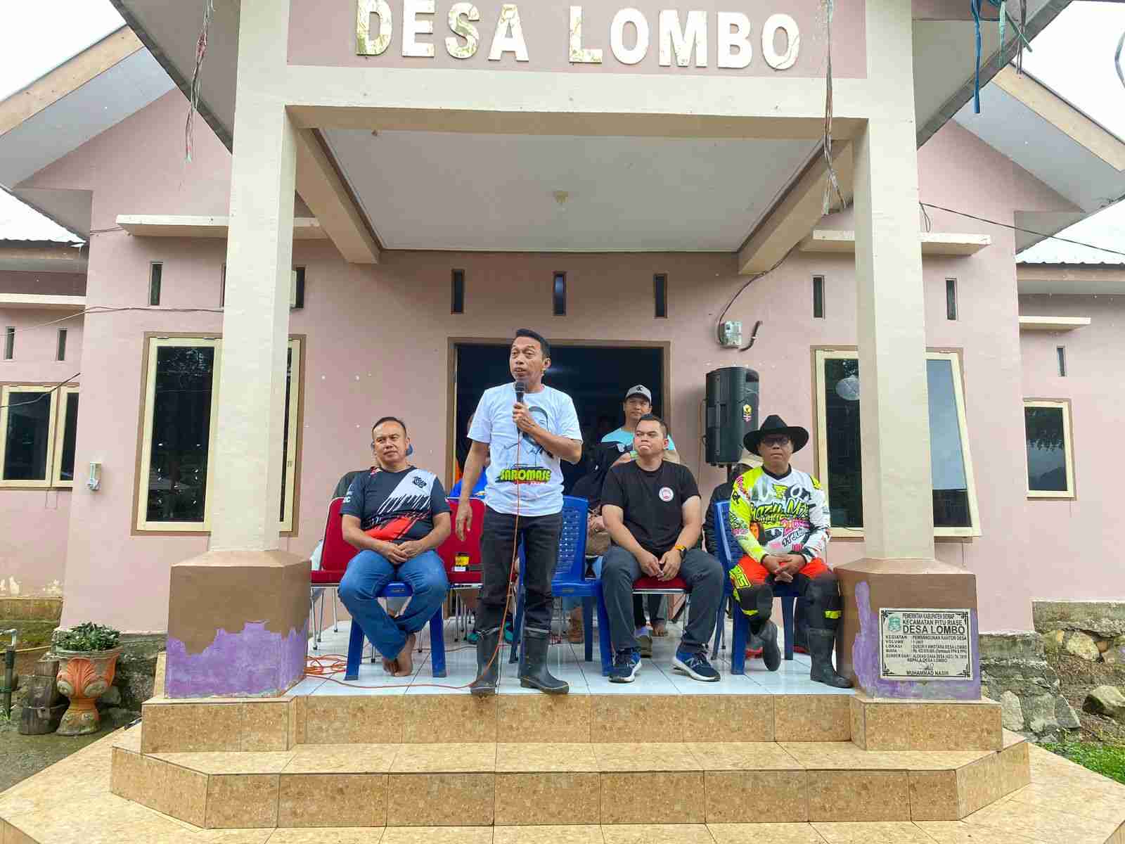 Bupati Sidrap Silaturahmi dan Bahas Pembangunan dengan Warga Desa Lombo