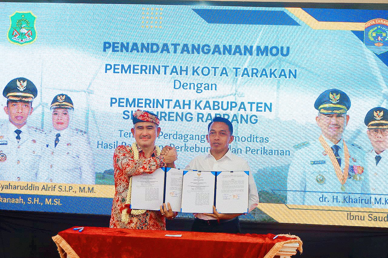 Sidrap dan Tarakan Sepakati Kerja Sama Perdagangan Komoditas Pertanian dan Peternakan