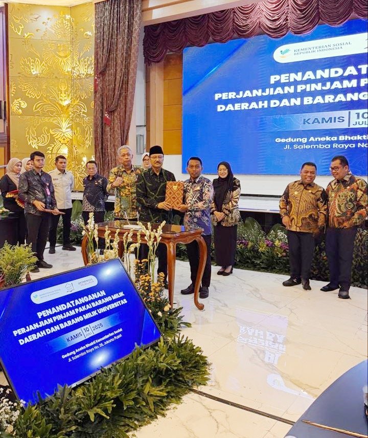 Bupati Sidrap Hadiri Penandatanganan Pinjam Pakai Lahan Sekolah Rakyat di Kemensos
