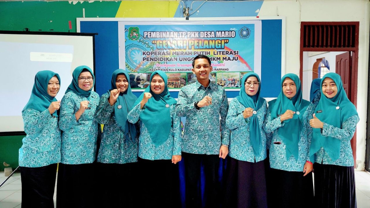 TP PKK Sulsel dan Sidrap Bersinergi Perkuat Koperasi di Desa Mario