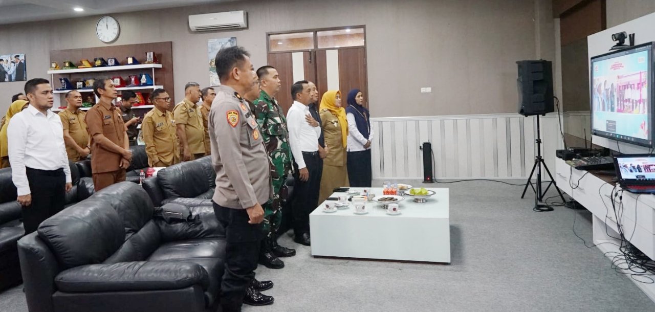 Bupati Sidrap Ikuti Peluncuran 80.000 Koperasi Merah Putih oleh Presiden Prabowo