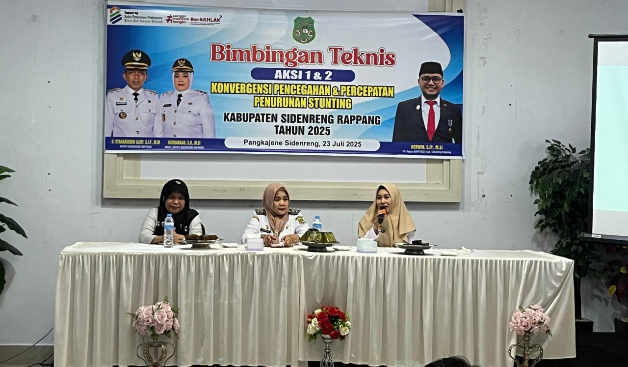 Sidrap Matangkan Langkah Tepat Tekan Stunting Lewat Bimtek Aksi 1 dan 2