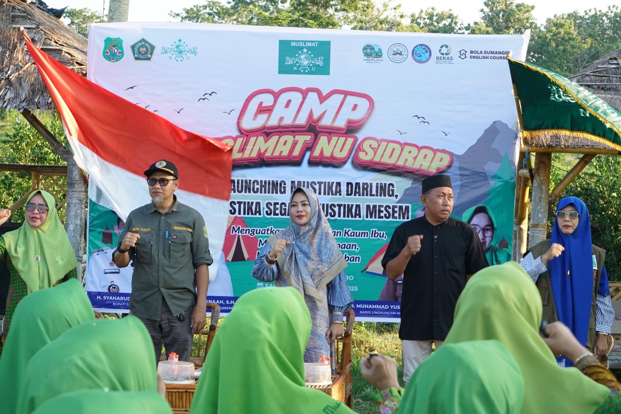 Muslimat NU Angkat Tiga Gerakan Cantik, TP PKK Sidrap Dukung Penuh