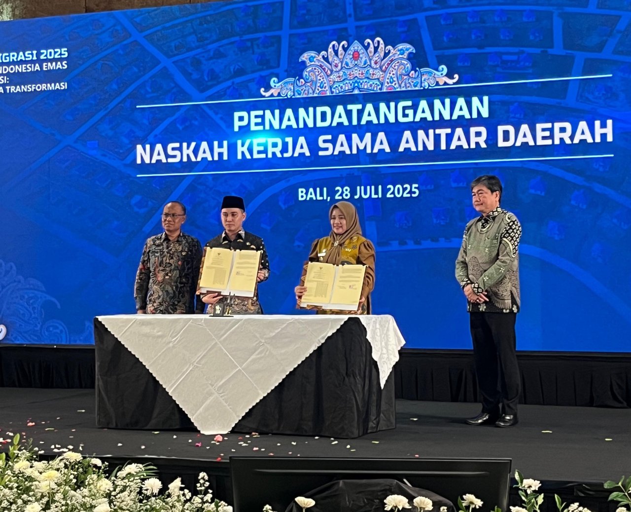 Sidrap Tandatangani Kesepakatan Kerja Sama Daerah di Raker Nasional Transmigrasi 2025