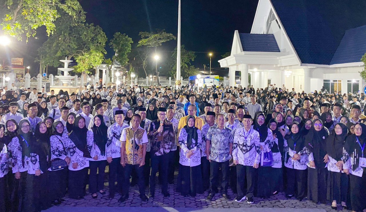 Pengurus PGRI Maritengngae Resmi Dilantik, Bupati Ajak Guru Cetak Generasi Berprestasi
