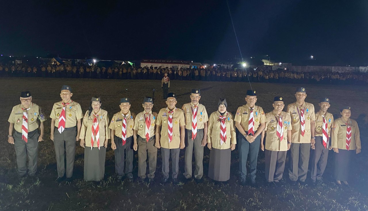 Bupati Sidrap Pimpin Apel Besar Hari Pramuka ke-64