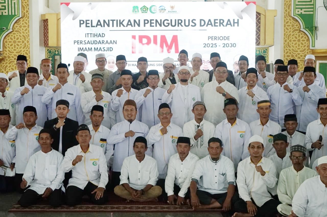 Pengurus IPIM Sidrap 2025 - 2030 Dilantik, Bachtiar Kembali Jabat Ketua