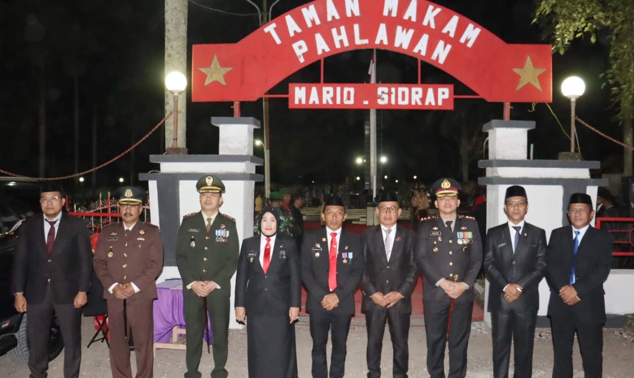 Apel Kehormatan HUT ke-80 RI, Ketua DPRD Sidrap Bertindak sebagai Inspektur