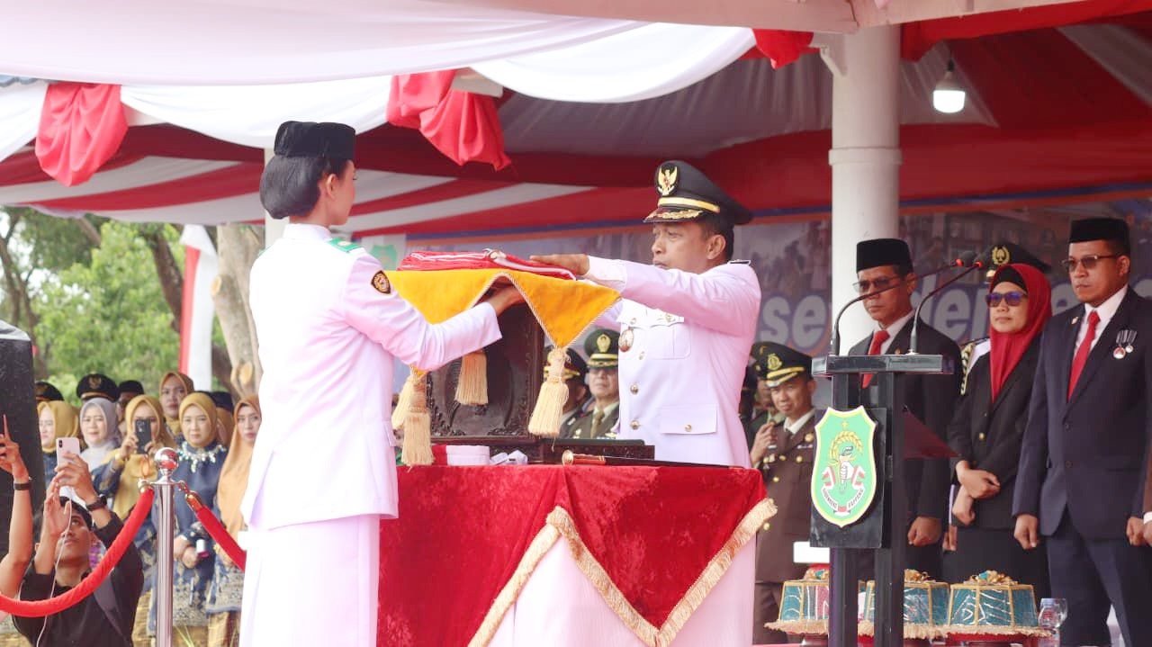 Upacara Detik-Detik Proklamasi Khidmat dan Lancar, Bupati Syaharuddin: Mantap!