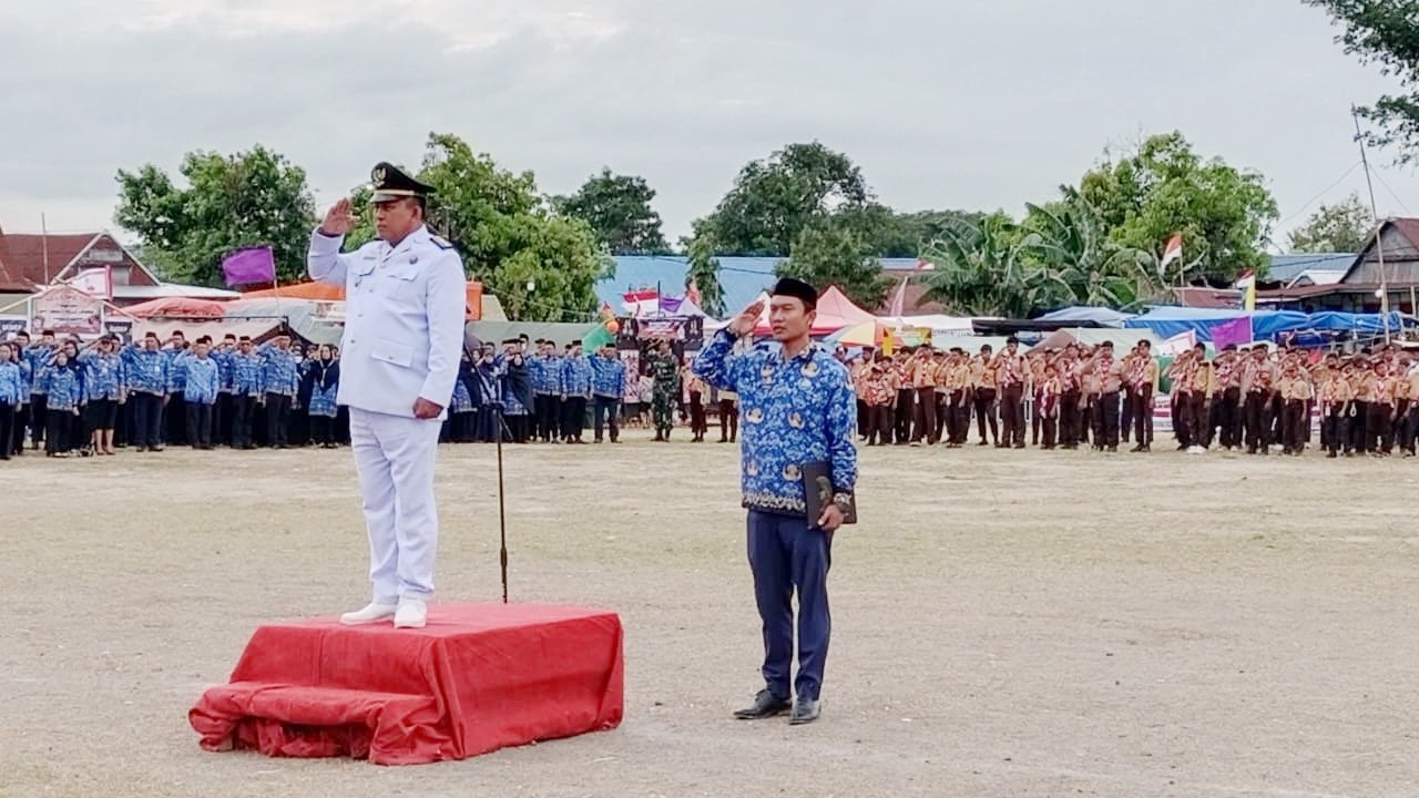 Kecamatan Tellu Limpoe Sukses Gelar Upacara Detik-Detik Proklamasi