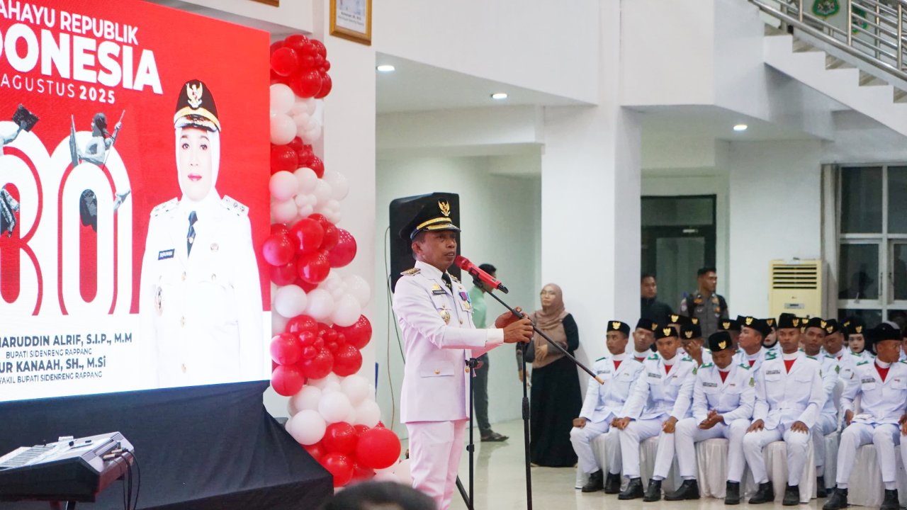 Syaharuddin Alrif: Paskibraka Sidrap Tunjukkan Disiplin dan Tanggung Jawab