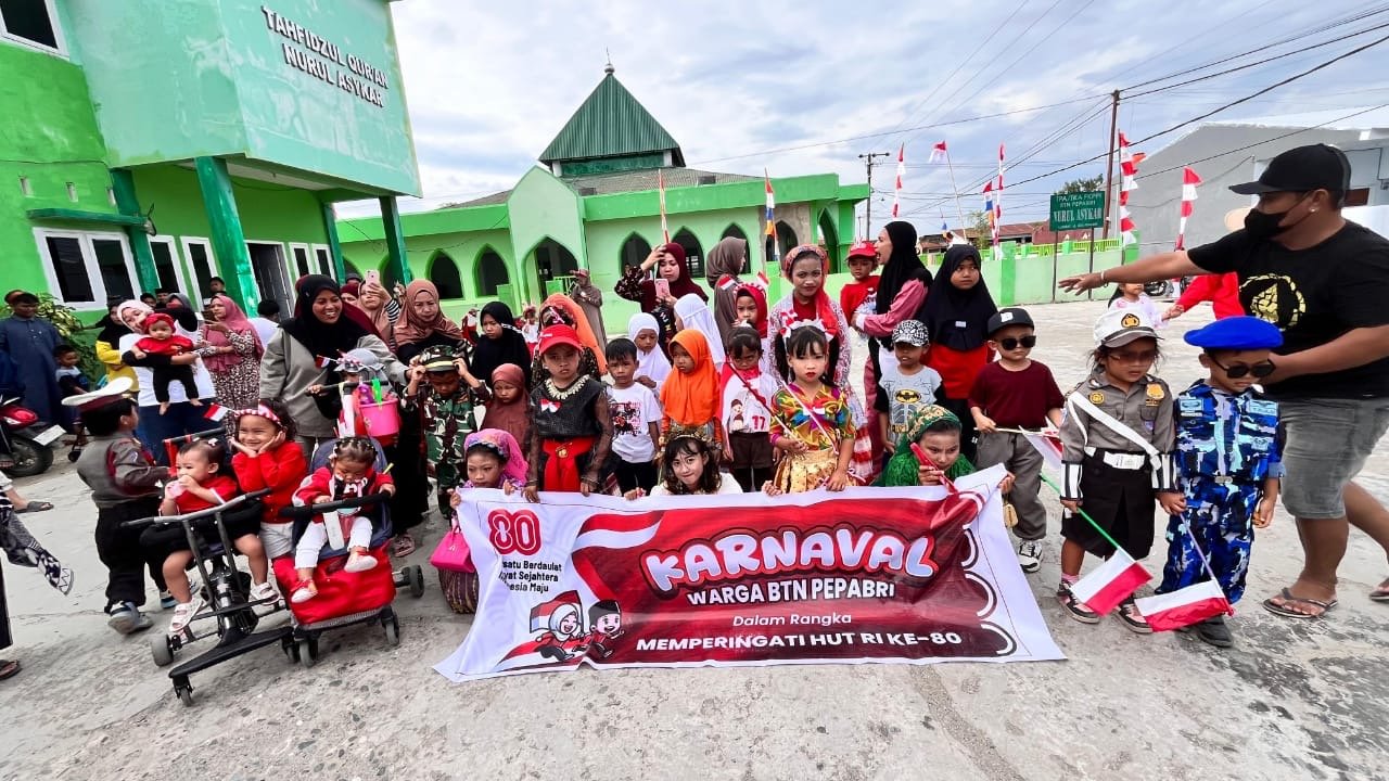 HUT ke-80 RI Hadirkan Cerita Kebersamaan di BTN Pepabri Arawa