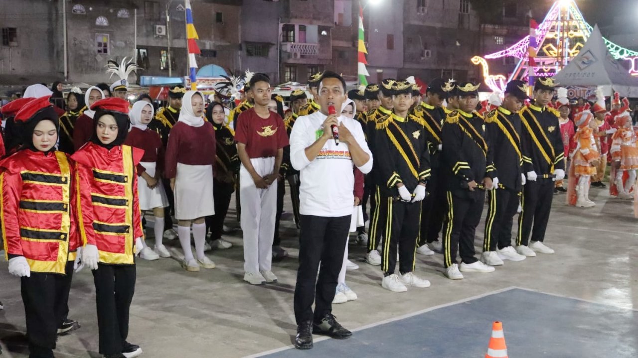 Semangat Kemerdekaan, Bupati Sidrap Buka Lomba Marching Band di Panca Rijang