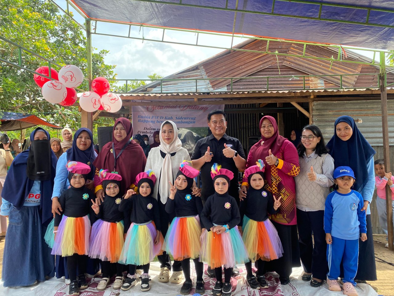 Bunda PAUD Sidrap Bangga Kreativitas Anak PAUD di Desa Botto