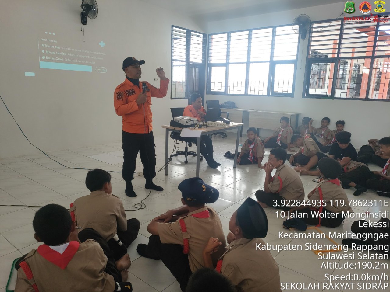 Tingkatkan Kesiapsiagaan Bencana, BPBD Sidrap Adakan Pelatihan di Sekolah Rakyat