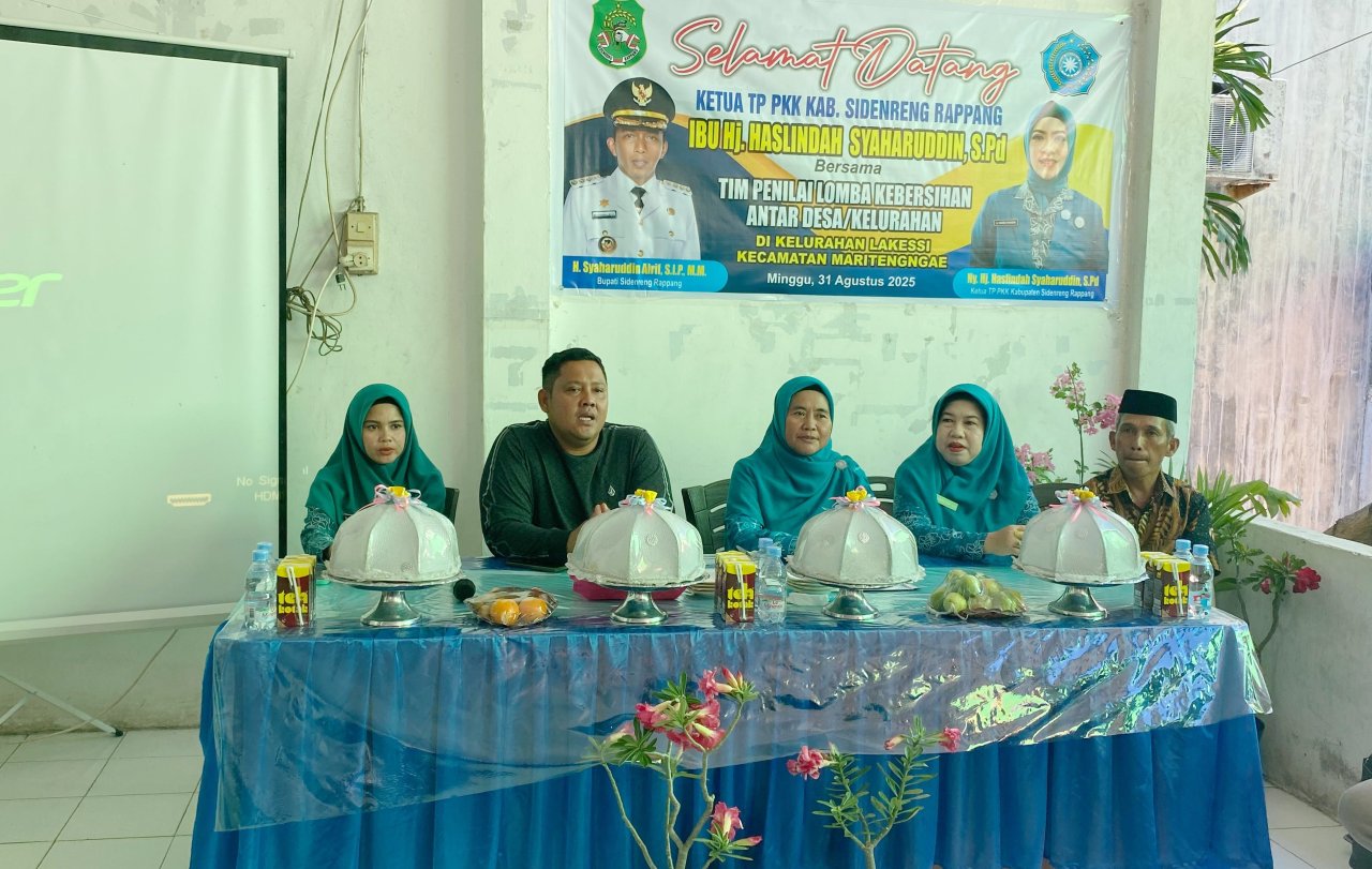 TP PKK Sidrap Nilai Lakessi, Fokus Kebersihan hingga Administras
