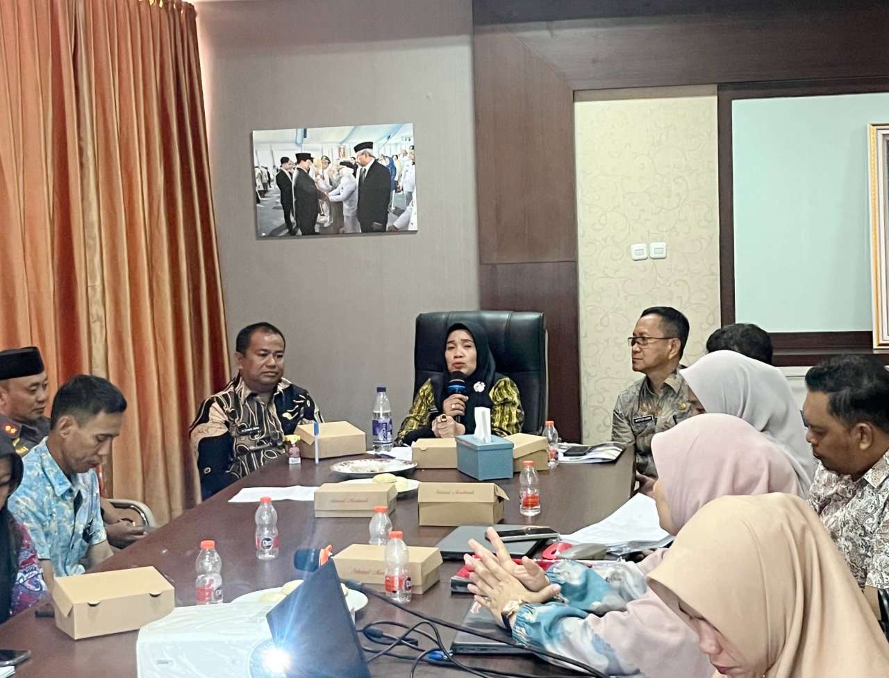 Wabup Nurkanaah Hadiri Pemaparan Hasil Audit Inspektorat Sidrap