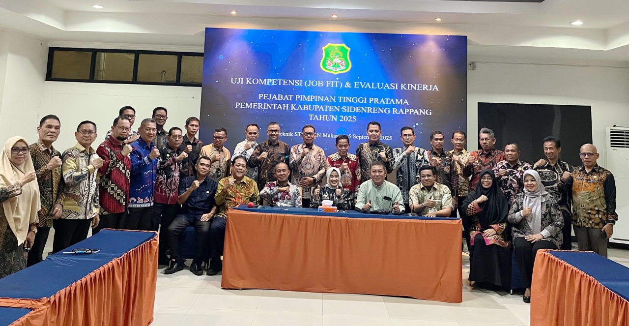 21 Pejabat Sidrap Ikuti Jobfit dan Evaluasi Jabatan di STIA-LAN Makassar 