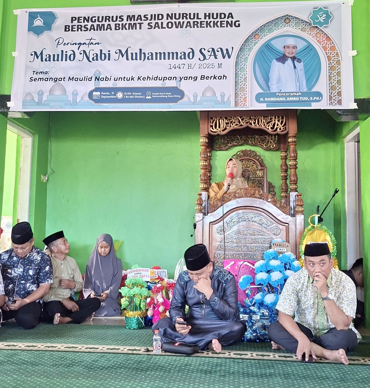 Keteladanan Rasulullah Jadi Pesan Utama Maulid di Desa Otting