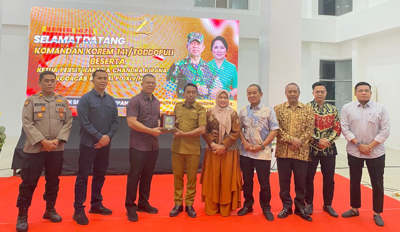 Danrem 141 Toddopuli Apresiasi Capaian Sidrap di Bidang Pangan