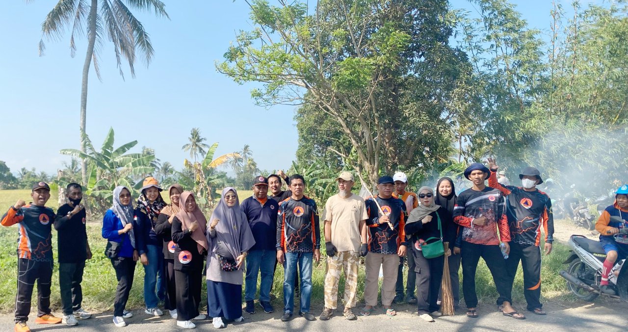 Aksi Bersih BPBD Sidrap Dukung World Cleanup Day 2025