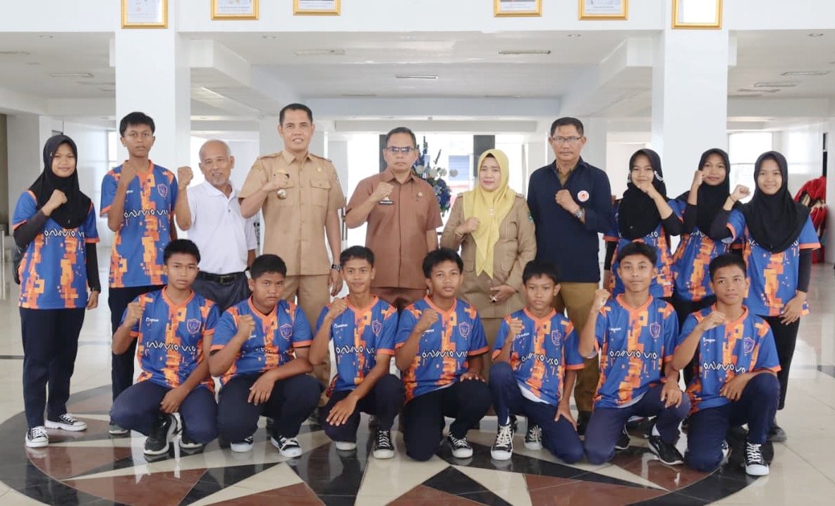Wabup Sidrap Lepas Atlet Kempo, Bulutangkis, dan Petanque ke Pra Porprov 2025