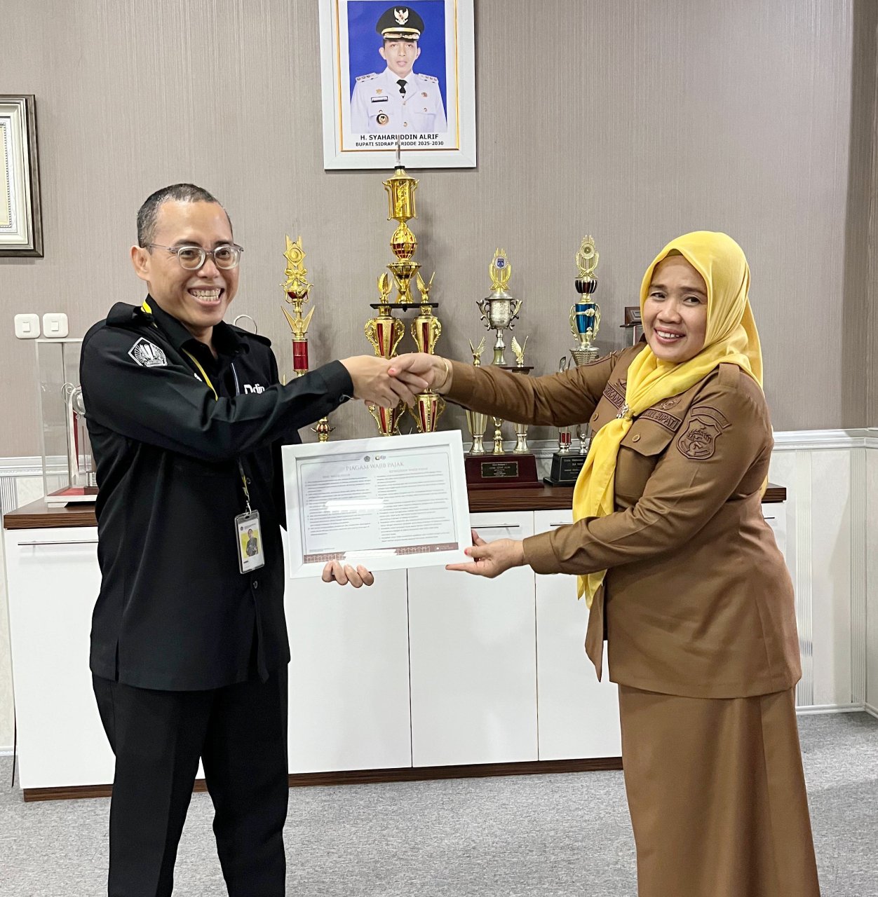 Pemkab Sidrap-KP2KP Perkuat Kerja Sama Peningkatan Kepatuhan Pajak