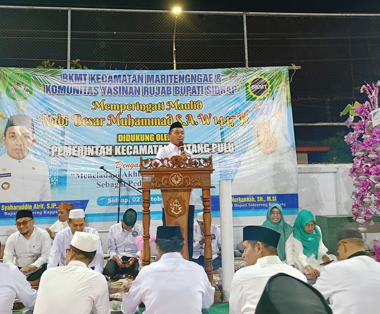 Bupati Syaharuddin Ajak Warga Teladani Akhlak Rasulullah