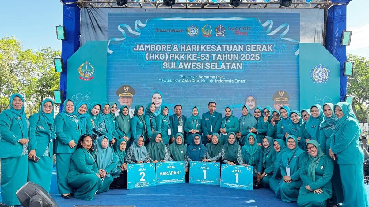 PKK Sidrap Raih Prestasi Membanggakan di Jambore PKK Sulsel 2025
