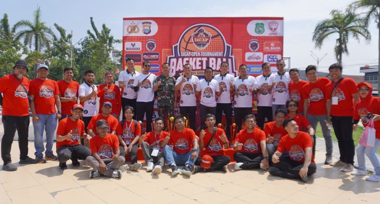 Buka Turnamen Basket Kapolres Sidrap Cup 2025, Bupati Syaharuddin: Panggung Atlet Potensial
