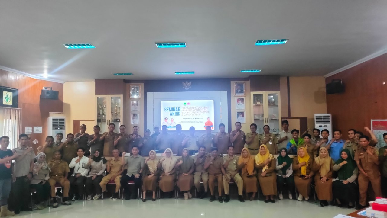 BPBD Sidrap Perkuat Kesiapsiagaan Daerah Lewat Penyusunan Rencana Kontinjensi
