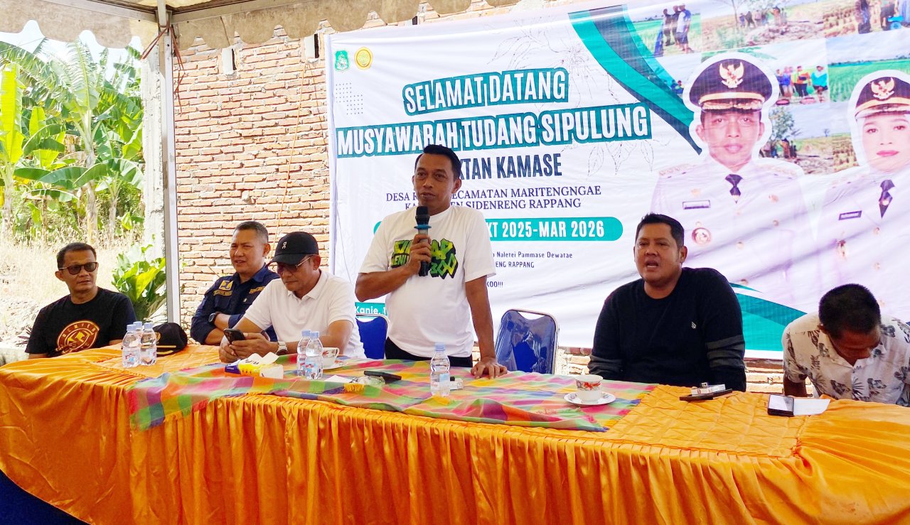 Bahas Musim Tanam Okmar, Bupati Syaharuddin Pimpin Tudang Sipulung di Kanie