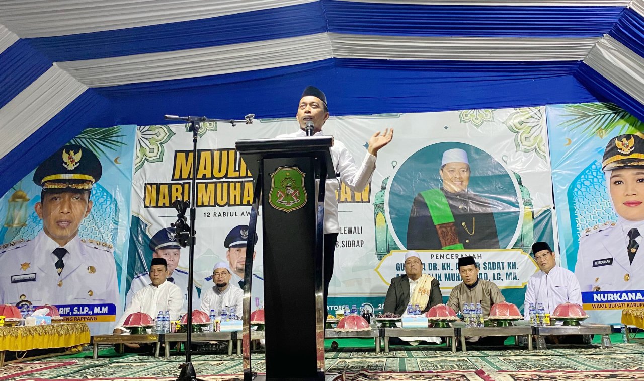 Maulid Akbar Polewali-Teteaji, Bupati Syaharuddin Puji Kekompakan Dua Desa
