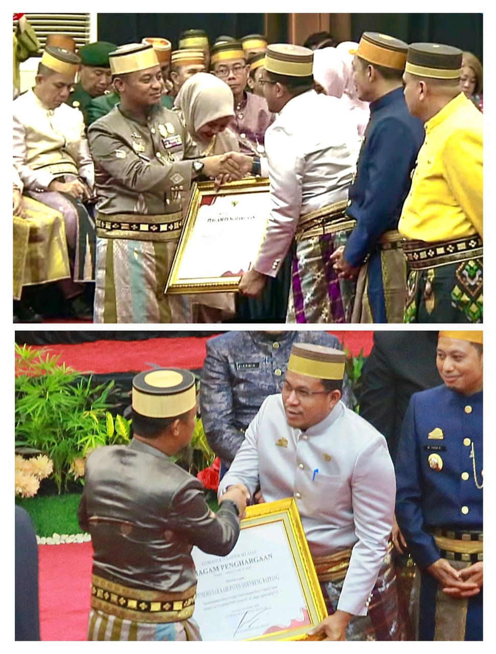 Sidrap Raih Penghargaan Pertumbuhan PDRB Terbaik se-Sulawesi Selatan