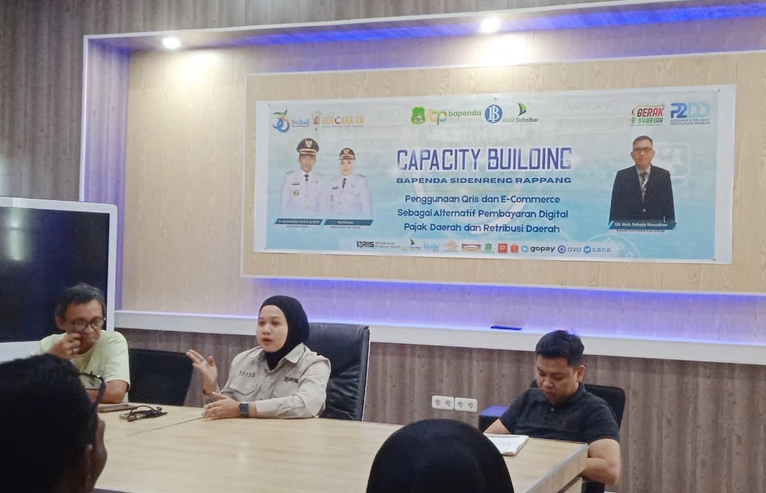 Bapenda Sidrap Rumuskan Langkah Konkret Perluas Pembayaran Pajak Nontunai