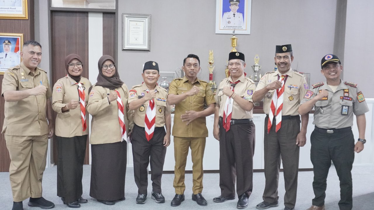 Sidrap Jadi Tuan Rumah Kursus Pelatih Dasar Pramuka Tingkat Sulsel 2025