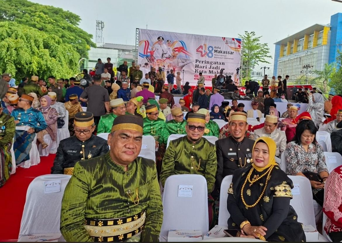 Wabup Sidrap Hadiri Upacara Hari Jadi ke-418 Kota Makassar