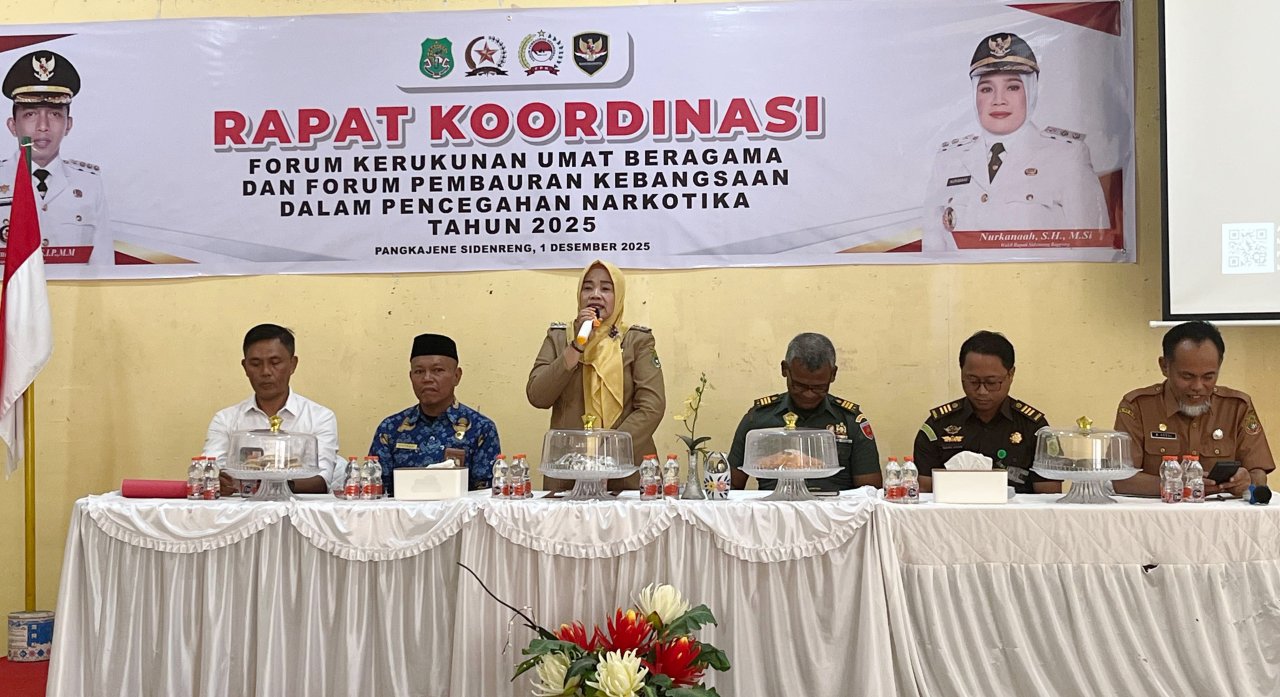 Rakor FKUB dan FPK Bahas Pencegahan Narkotika, Wabup Tekankan Kolaborasi dan Kesiapsiagaan Sosial