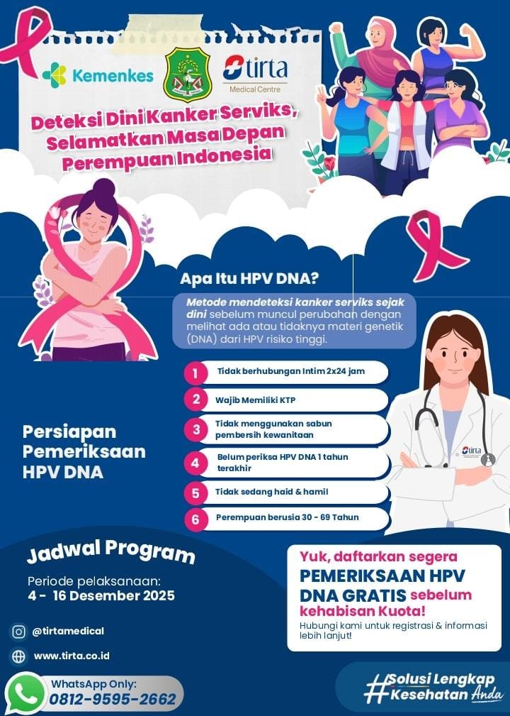 Jangan Lewatkan, Pemeriksaan Kanker Serviks Gratis Segera Hadir di Seluruh Kecamatan