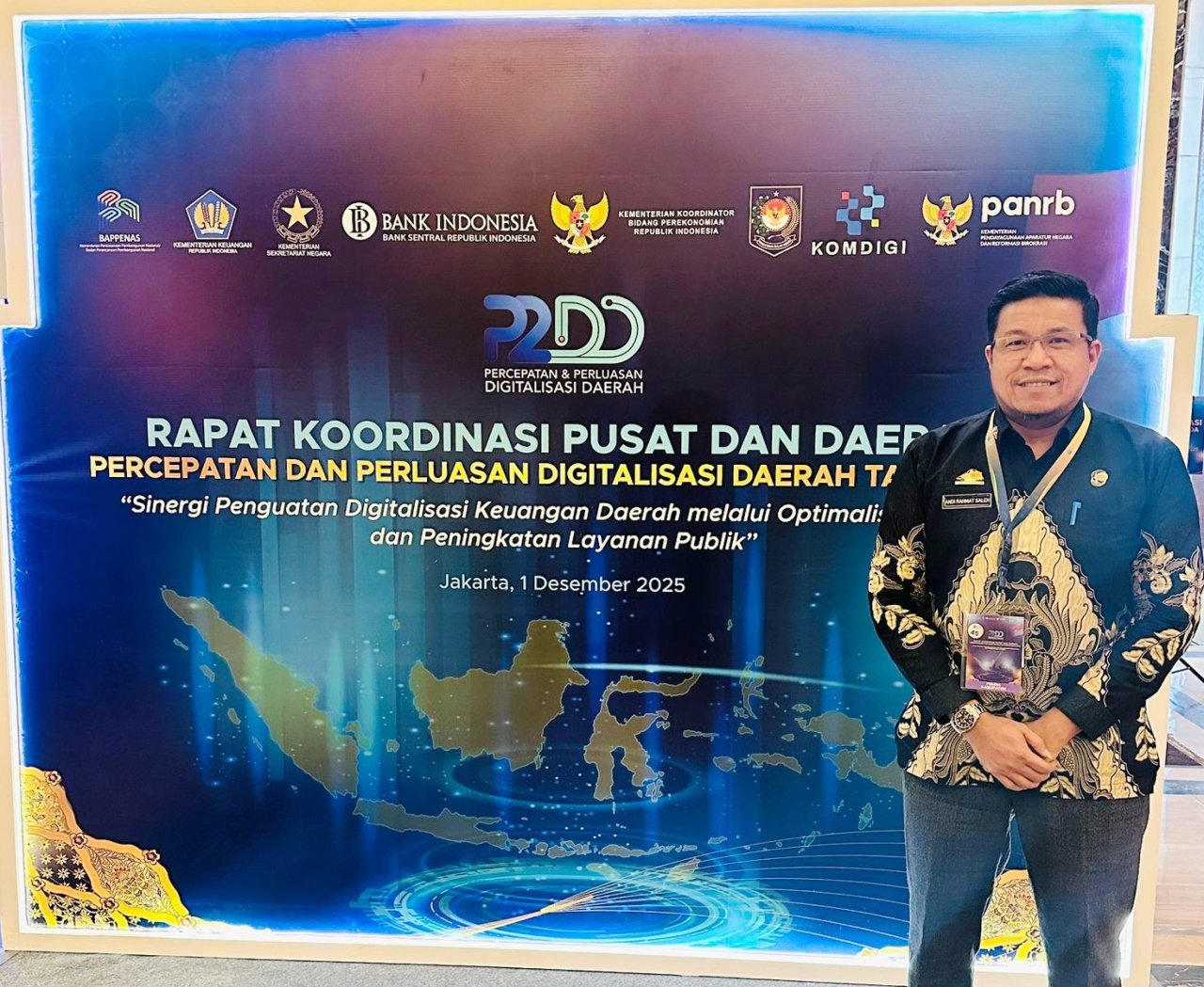 Sekda Sidrap Ikuti Rakorpusda Percepatan dan Perluasan Digitalisasi Daerah 2025 di Jakarta