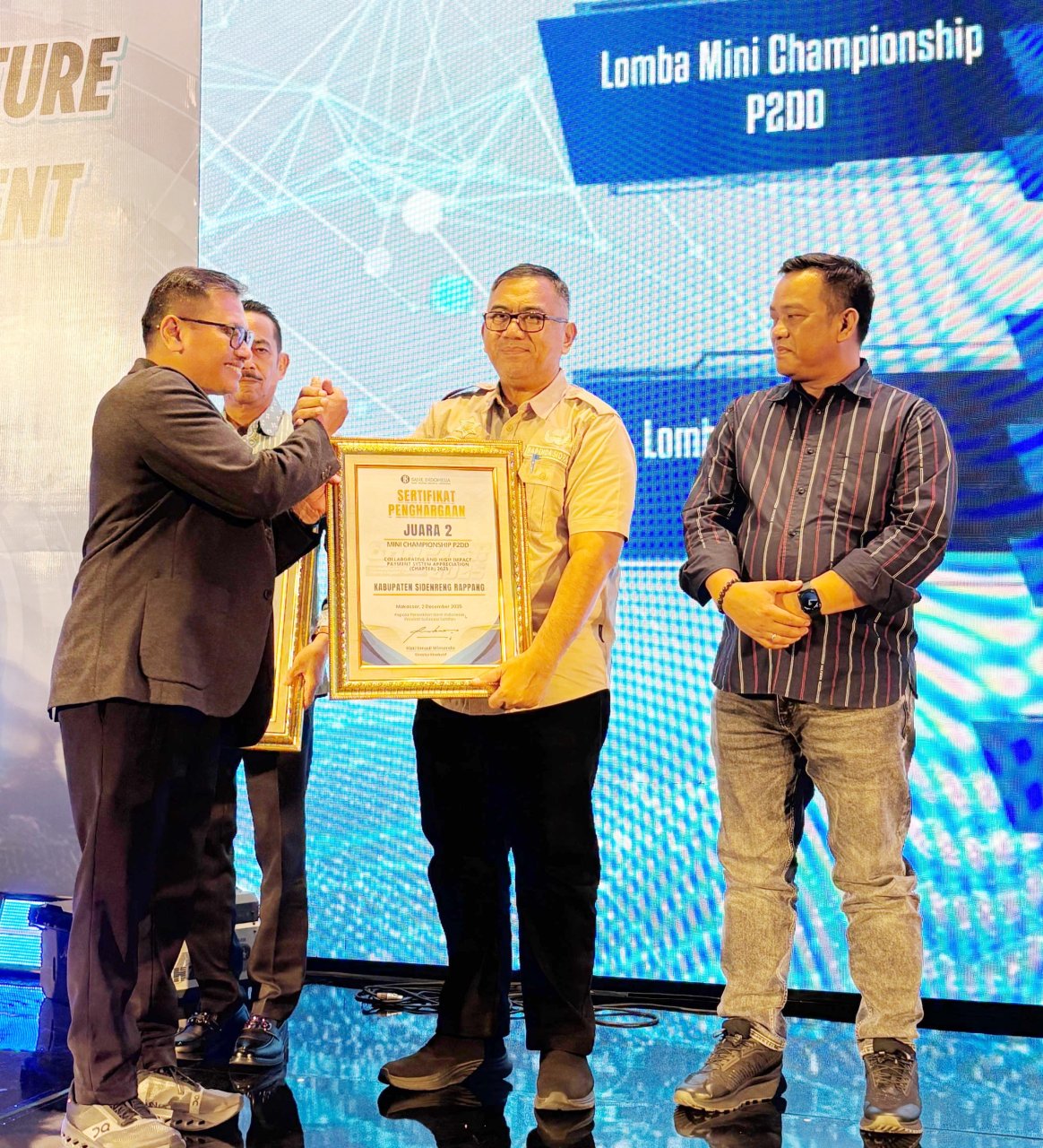 Sidrap Sabet Dua Penghargaan di Ajang Chapter 2025 Bank Indonesia Sulsel