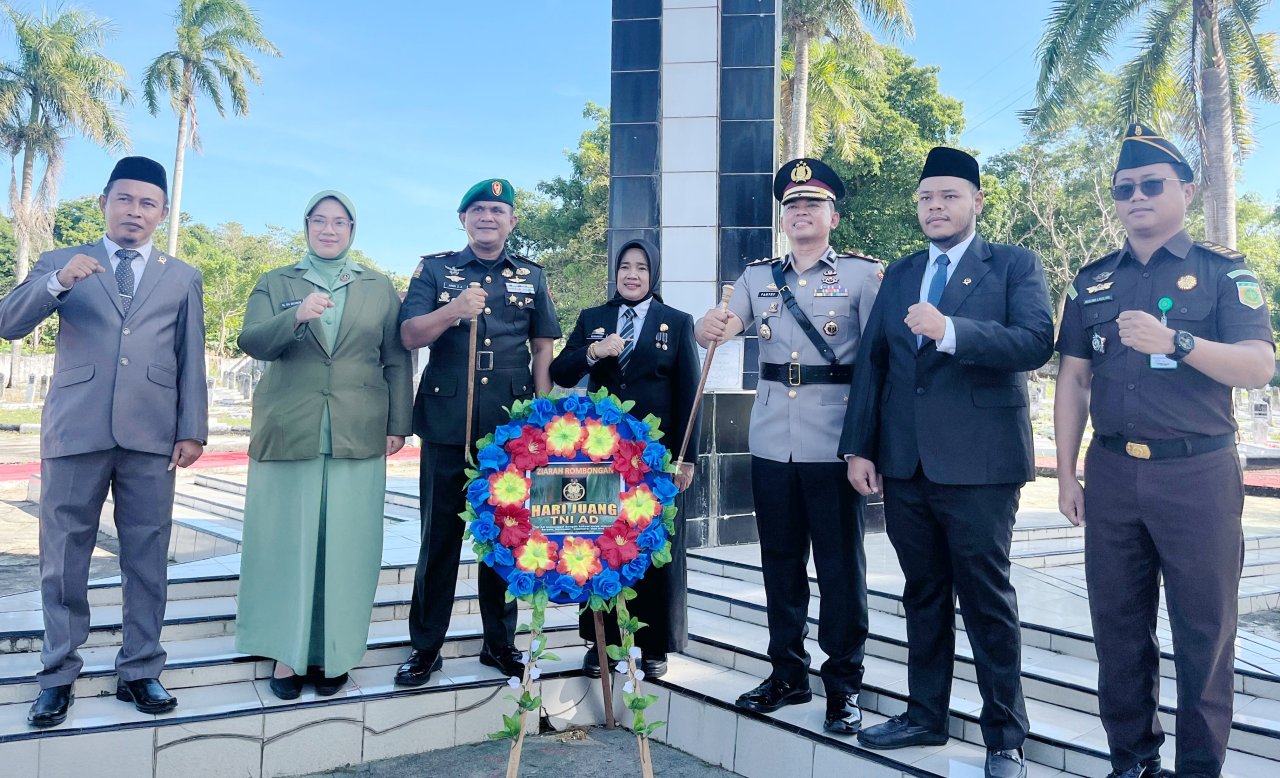 Ziarah Pahlawan Warnai Peringatan Hari Juang TNI AD ke-80 di Sidrap