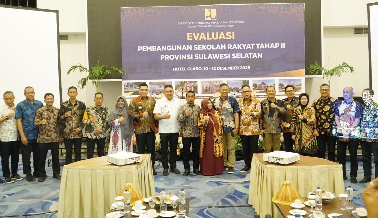 Bupati Sidrap Paparkan Progres Sekolah Rakyat di Forum Evaluasi Kementerian PU