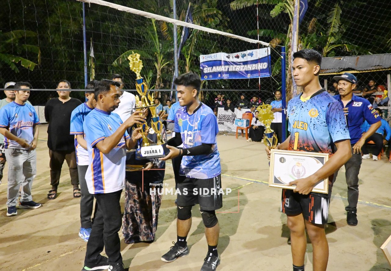 Bupati Tutup Nusantara Cup XIV, Turnamen Voli Lintas Daerah di Desa Takkalasi