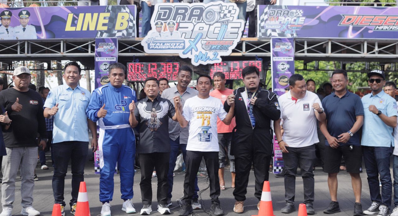 Bupati Sidrap Apresiasi Drag Race Diesel Gank, Angkat Olahraga dan Ekonomi