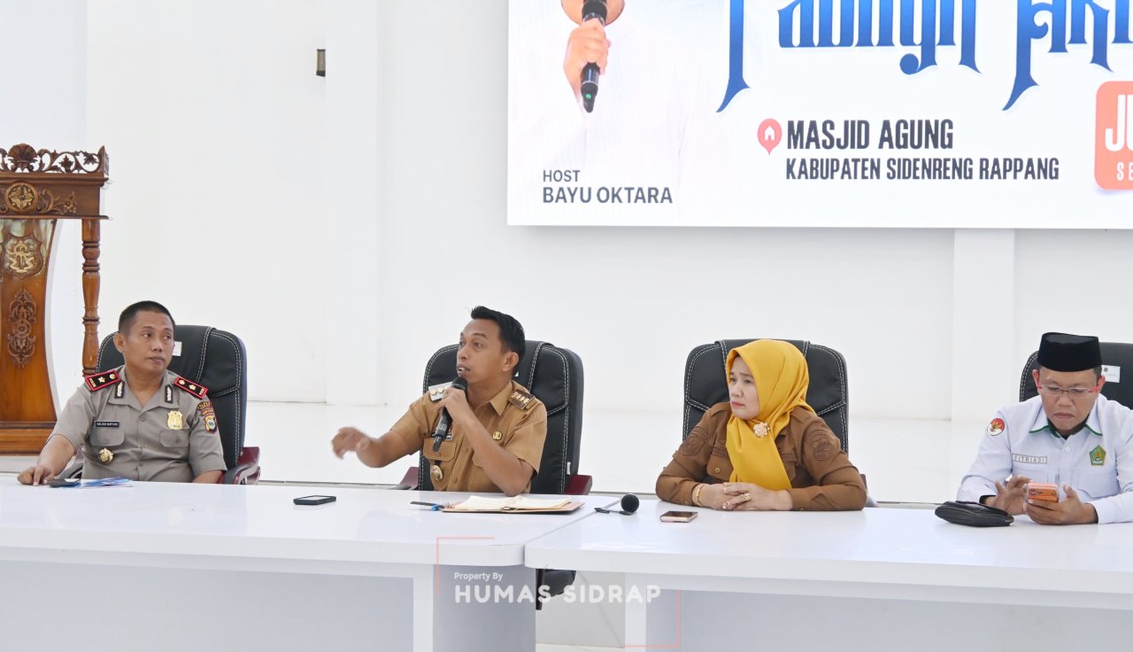 Bupati Syaharuddin Pimpin Persiapan Tabligh Akbar, Takbiran, dan Salat Idulfitri
