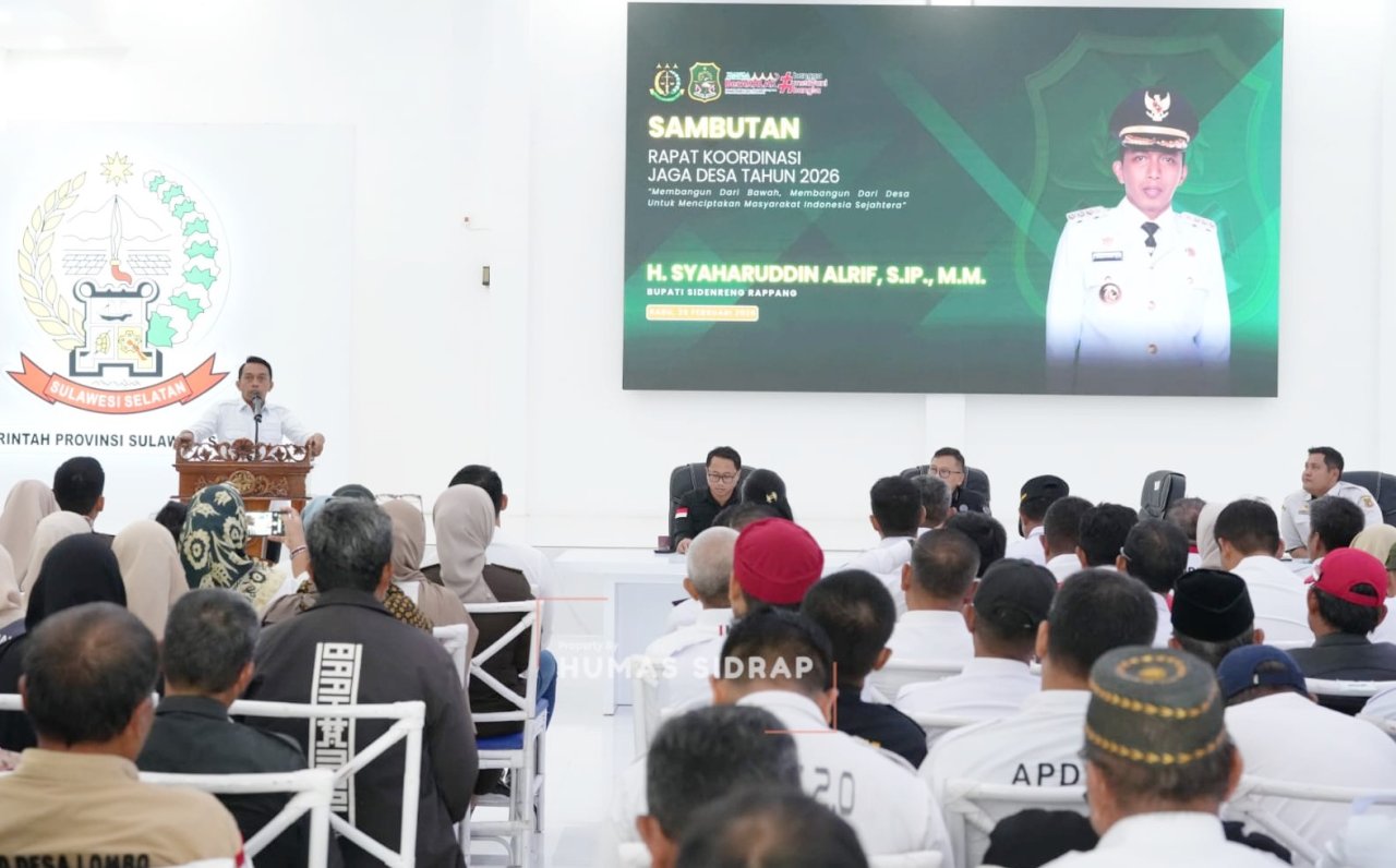 Rakor Jaga Desa 2026, Pemkab Sidrap dan Kejari Perkuat Pengawasan Dana Desa
