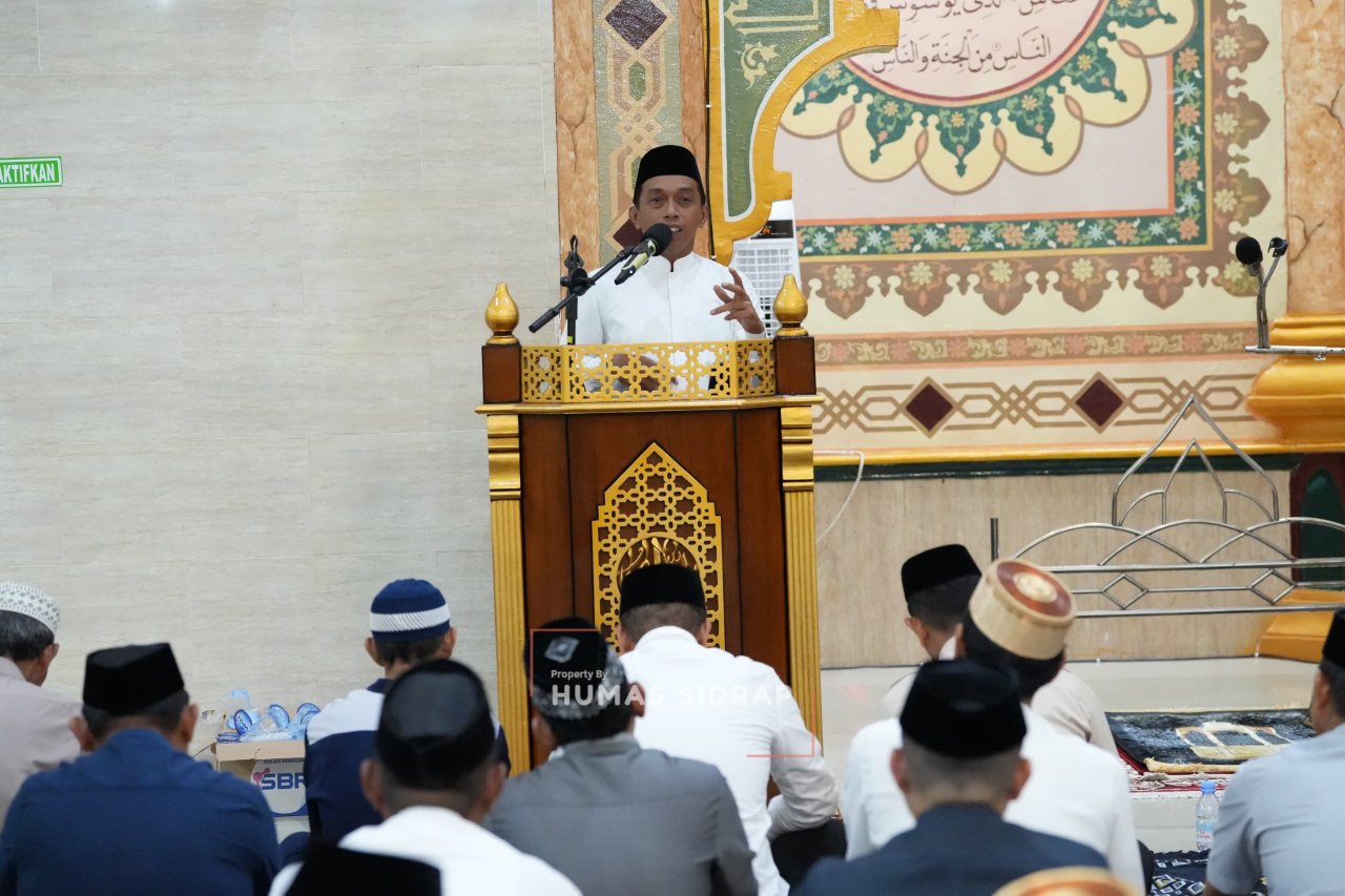 Syaharuddin Alrif Apresiasi Masjid Nurul Amin Empagae dan Jemaahnya