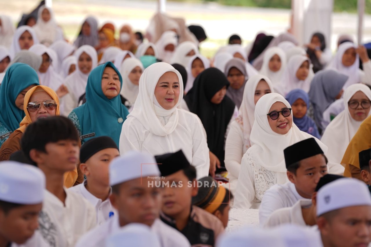 Ketua DWP Sidrap Hadiri Yatim Fest, Dukung Sinergi Kepedulian Anak Yatim