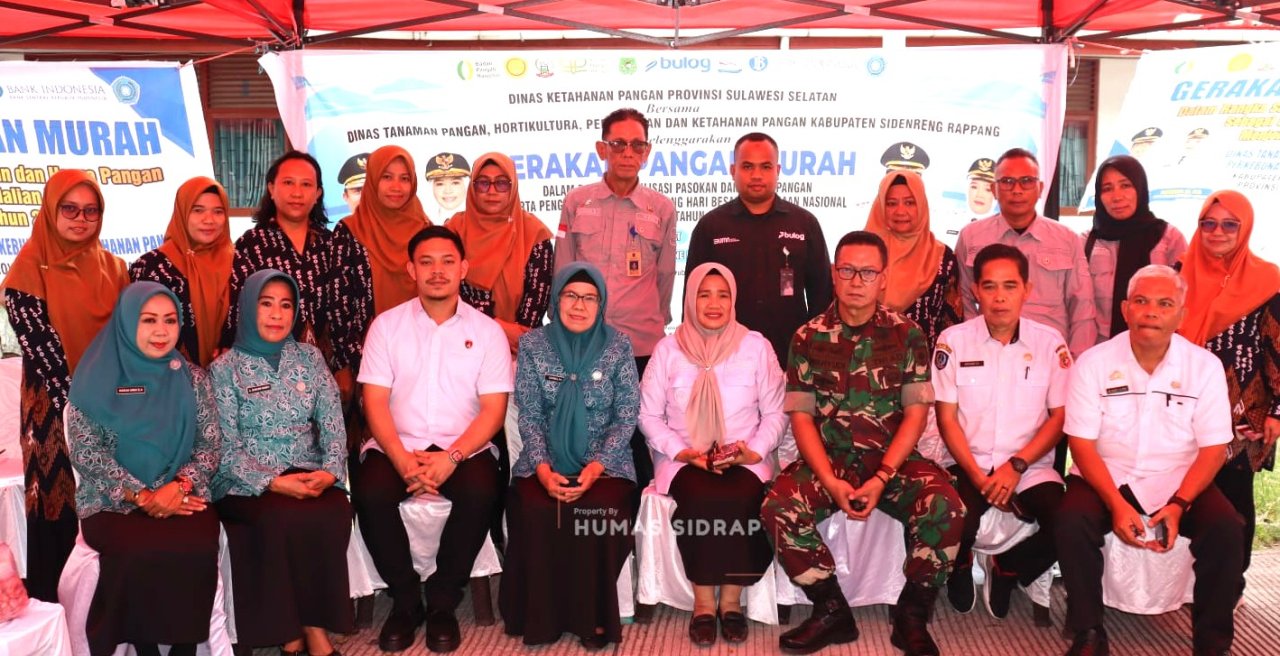 Gerakan Pangan Murah Serentak Sulsel Digelar, Sidrap Hadirkan Bahan Pokok Terjangkau